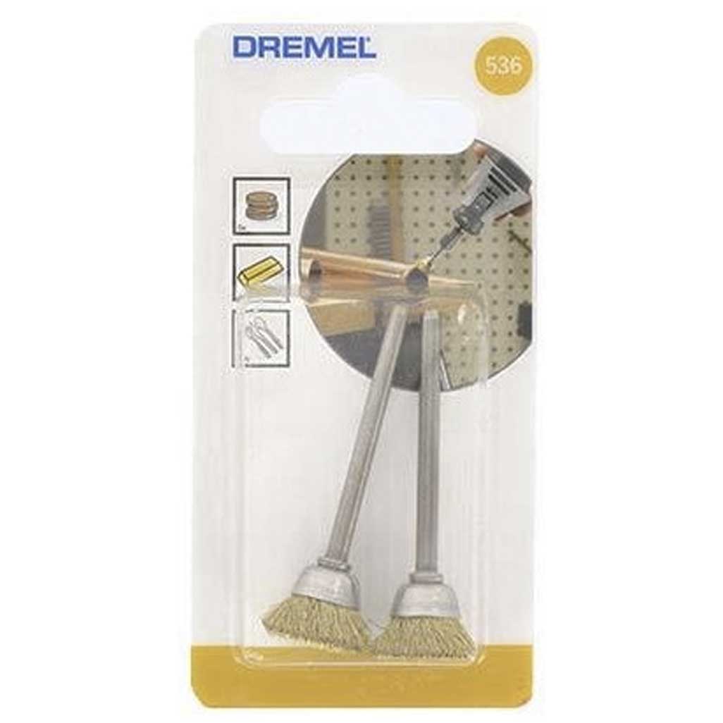 Dremel Brass Brush 13MM (536) 2PPP